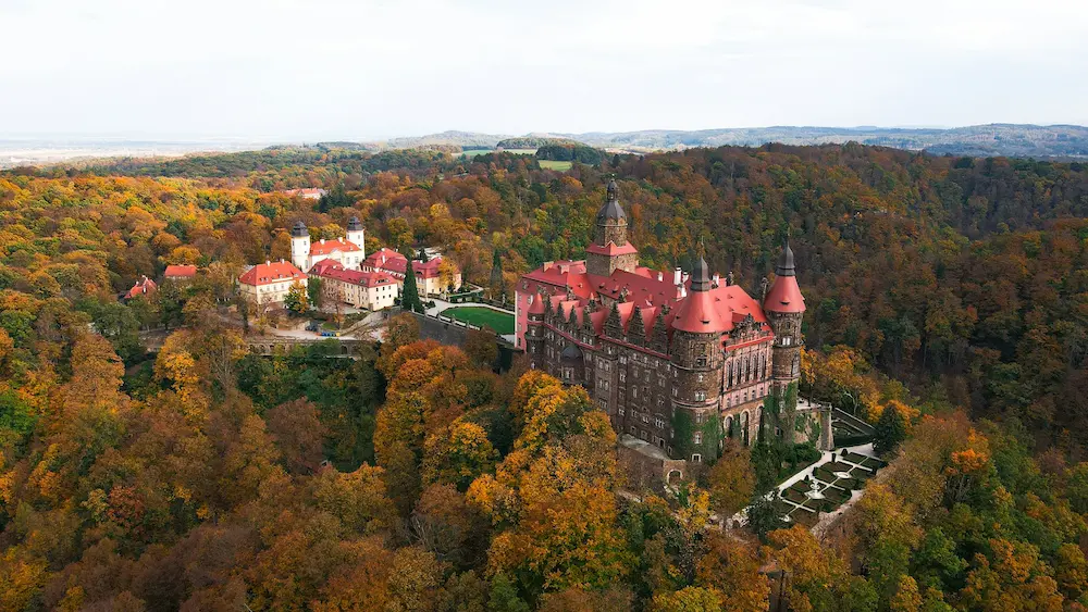 historical castle silesia poland 