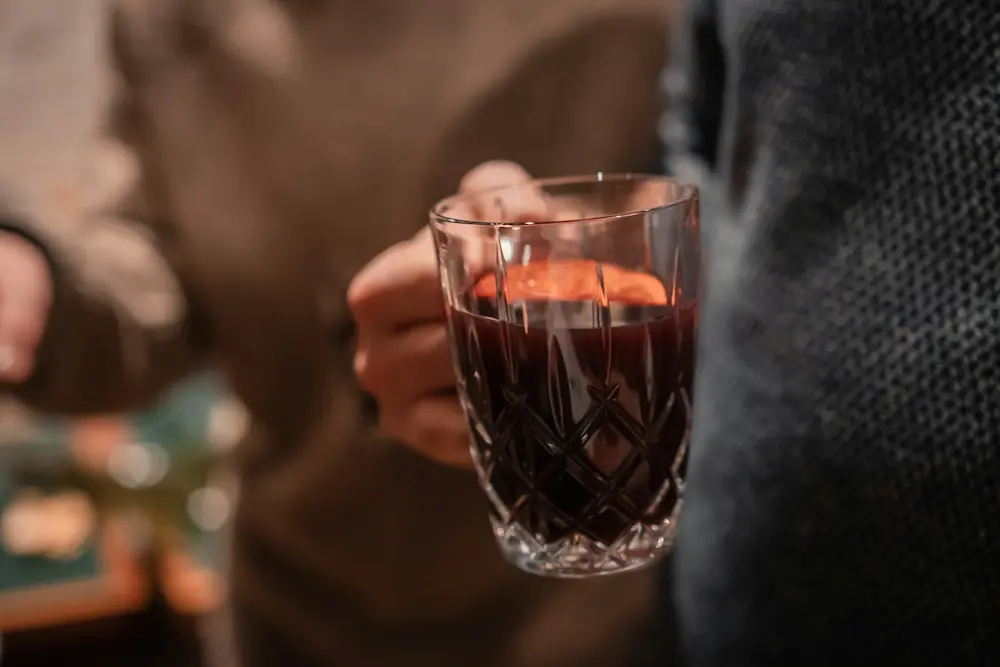 mulled wine with friends