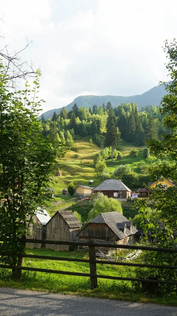 transylvanian landscape, romanian scene